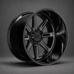 BE FORGED Dream forged truck and SUV wheel, black with milled accents