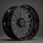 BE FORGED Westheimer forged truck and SUV wheel, black with milled accents