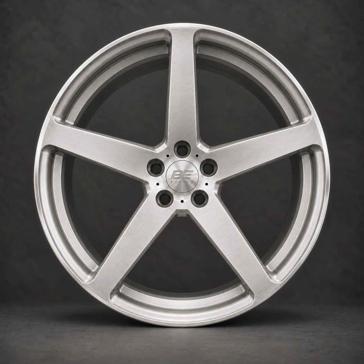 BE1-C5 forged wheel - full wheel view