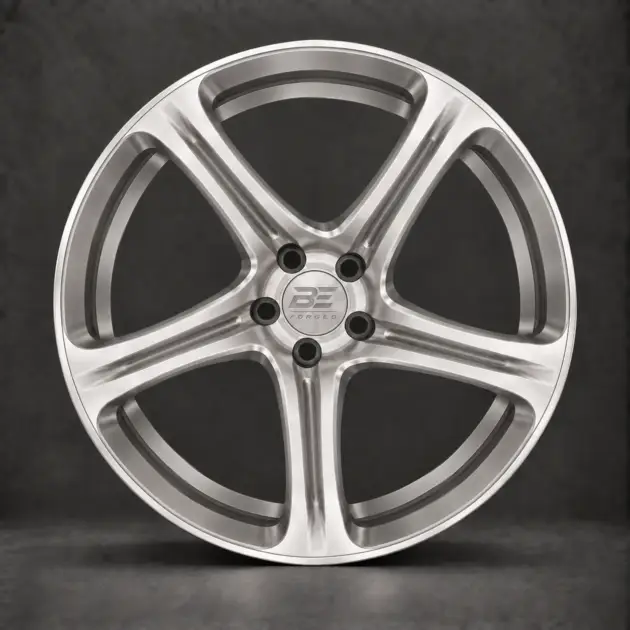 BE1-C5TS forged wheel - full wheel view