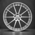 BE FORGED BE2-C10V multi-piece forged wheel, front view