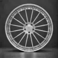 BE FORGED BE2-C20V multi-piece forged wheel, front view