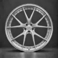 BE FORGED BE2-C5SW multi-piece forged wheel, front view