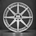 BE FORGED BE2-C8V multi-piece forged wheel, front view