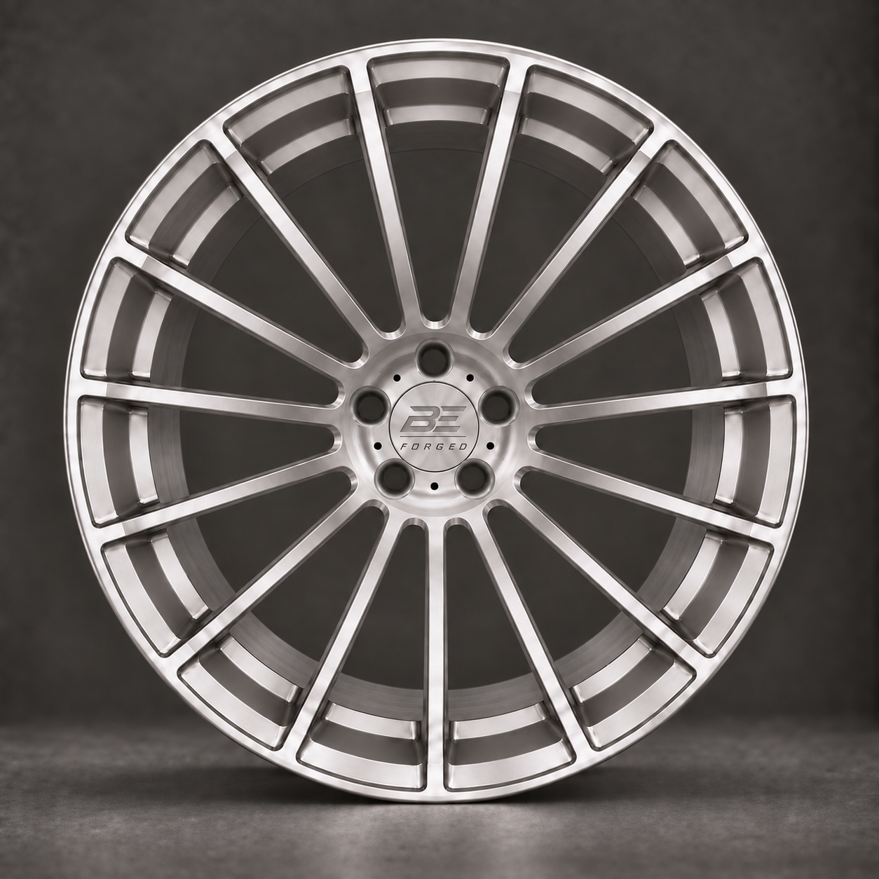 BE1-CS15 forged wheel - full wheel view