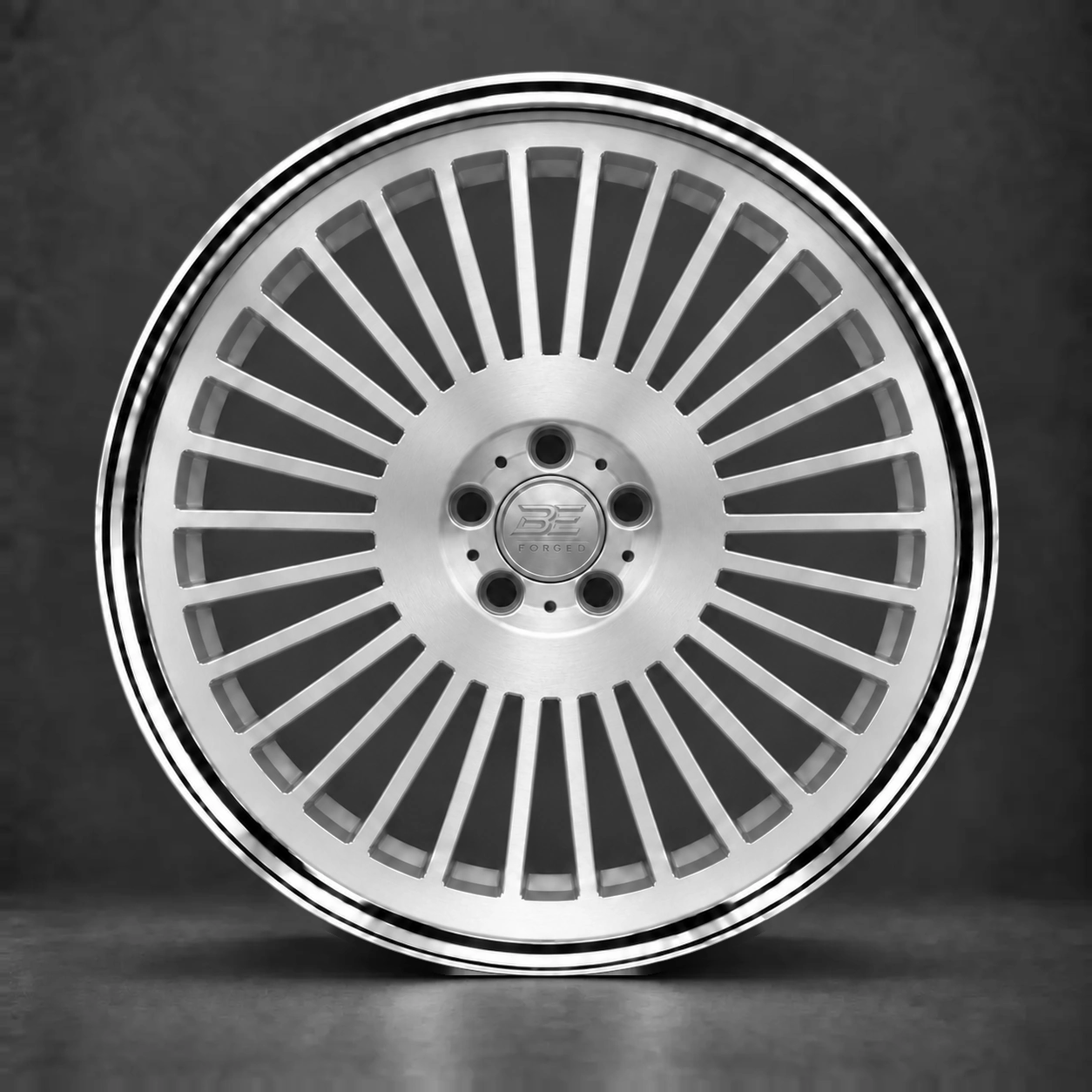 BE2-LX30C forged wheel - full wheel view