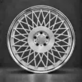 BE FORGED BE2-LXME multi-piece forged wheel, front view