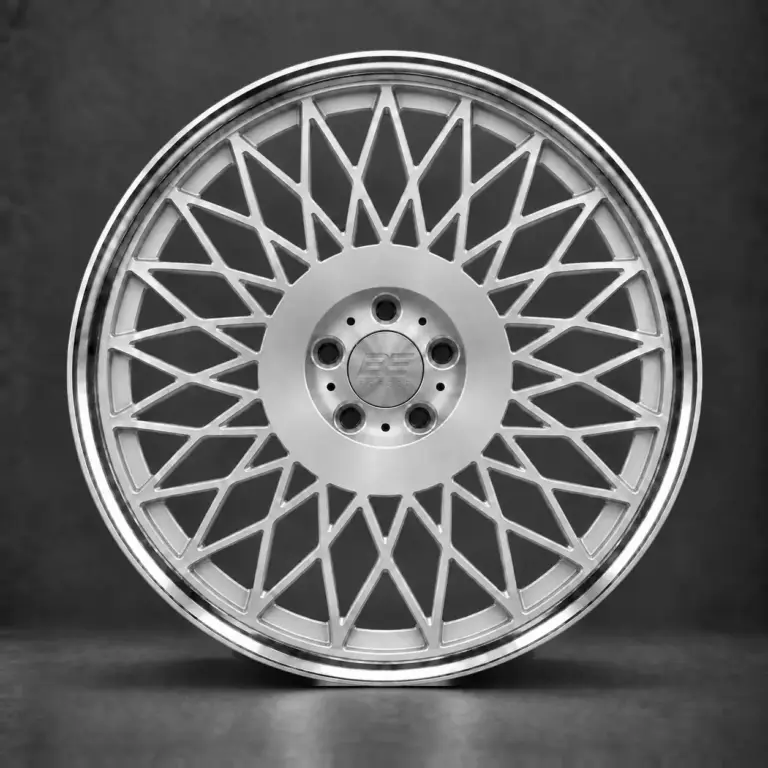 BE FORGED BE2-LXME multi-piece forged wheel, front view