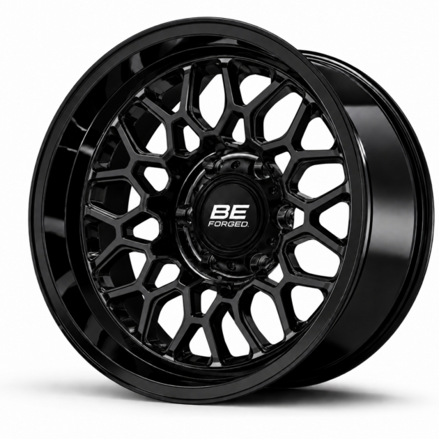 Meshed forged wheel - full wheel view